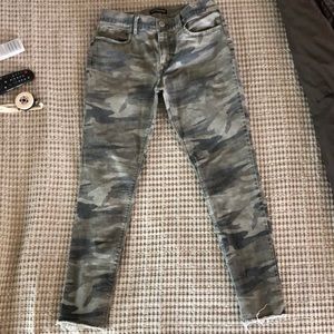 (2 for $25) Express camouflage ankle jean